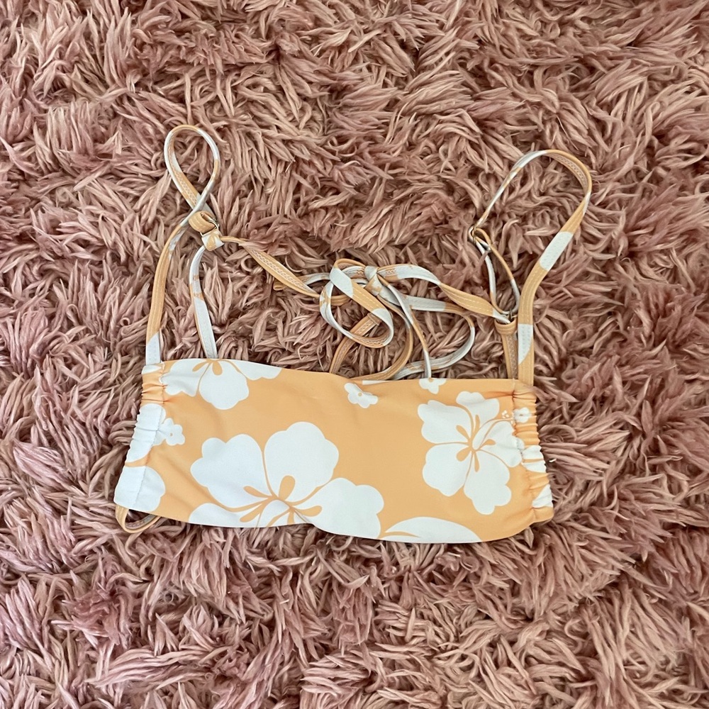 Yellow/Orange Bikini Top